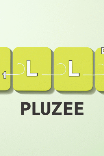Colorful digital Wordle puzzle board showing green, yellow, and gray letter tiles on a clean interface